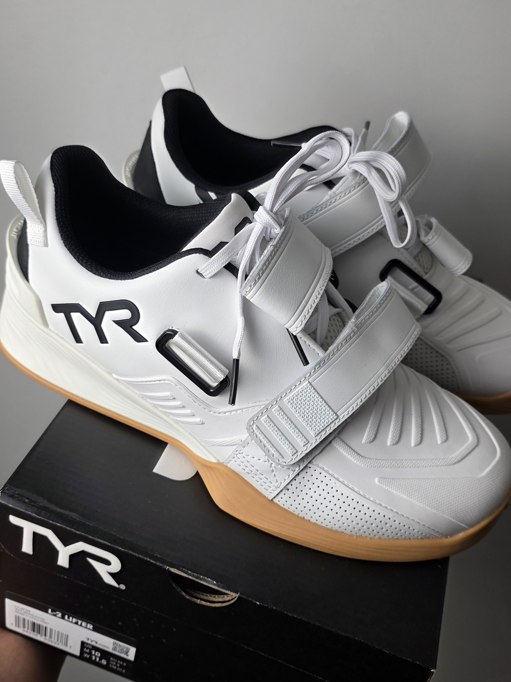 TYR White and Gum Athletic Men’s Training Shoes